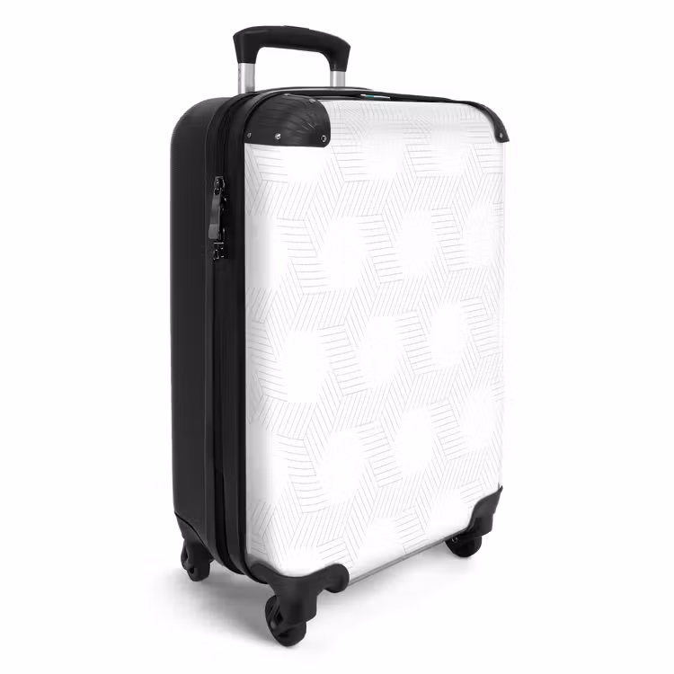 Grafisch - Patroon - Modern NBS - Handbagage koffer - Kinderen Unisex middel 644 -productfoto_3d