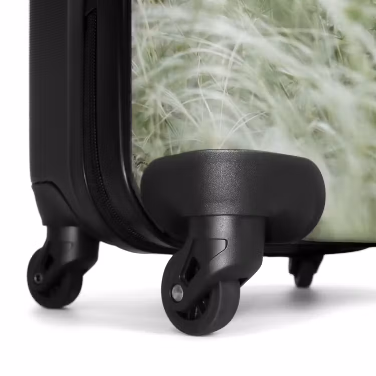 Koffer - Gräser – Minimalistisch – Grün - Grassen - Minimalistisch - Groen NBS - Handbagage koffer - Vrouwen middel