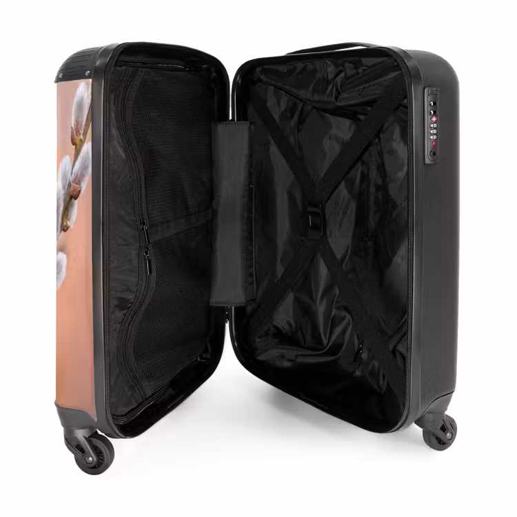 Koffer - Grünling – Kätzchen – Frühling – Natur – Sanft - Groenling - Katjes - Lente - Natuur - Zacht NBS - Handbagage koffer - Volwassenen Unisex middel