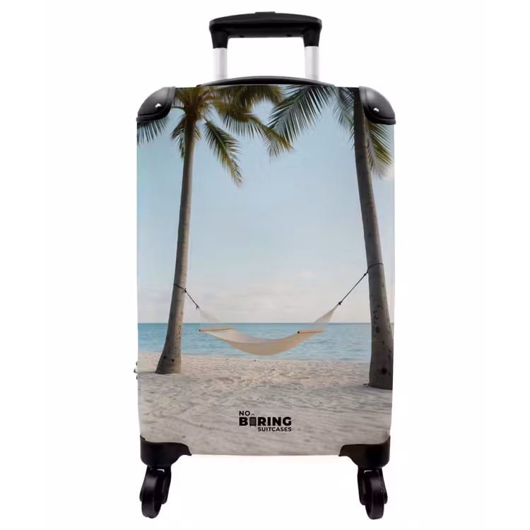 Koffer - Hängematte – Strand – Weiß - Hangmat - Strand - Wit NBS - Handbagage koffer - Vrouwen middel