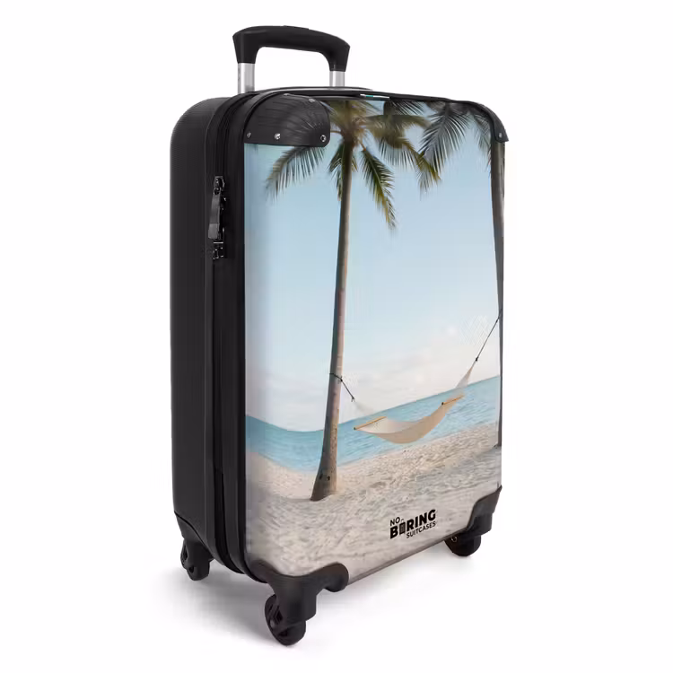 Koffer - Hängematte – Strand – Weiß - Hangmat - Strand - Wit NBS - Handbagage koffer - Vrouwen middel