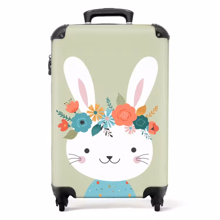Hippie haas NBS - Handbagage koffer - Unisex middel -productfoto_recht
