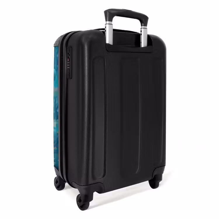 Portret - Klassiek - Blauw NBS - Handbagage koffer - Volwassenen Unisex middel -achterkant