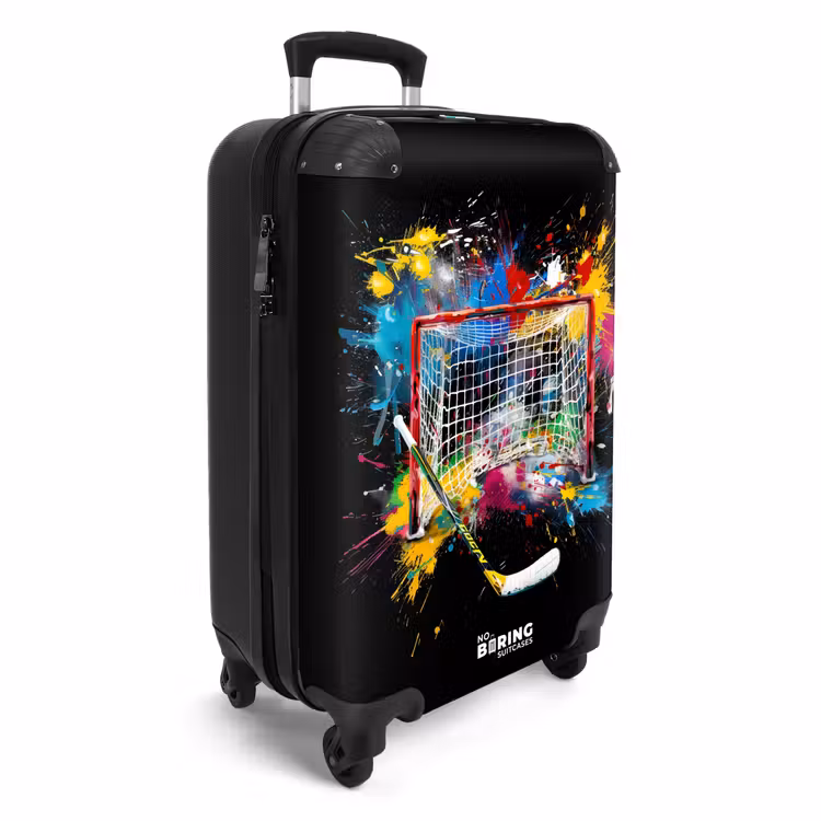 Hockey met verf NBS - Handbagage koffer - Unisex middel -productfoto_3d