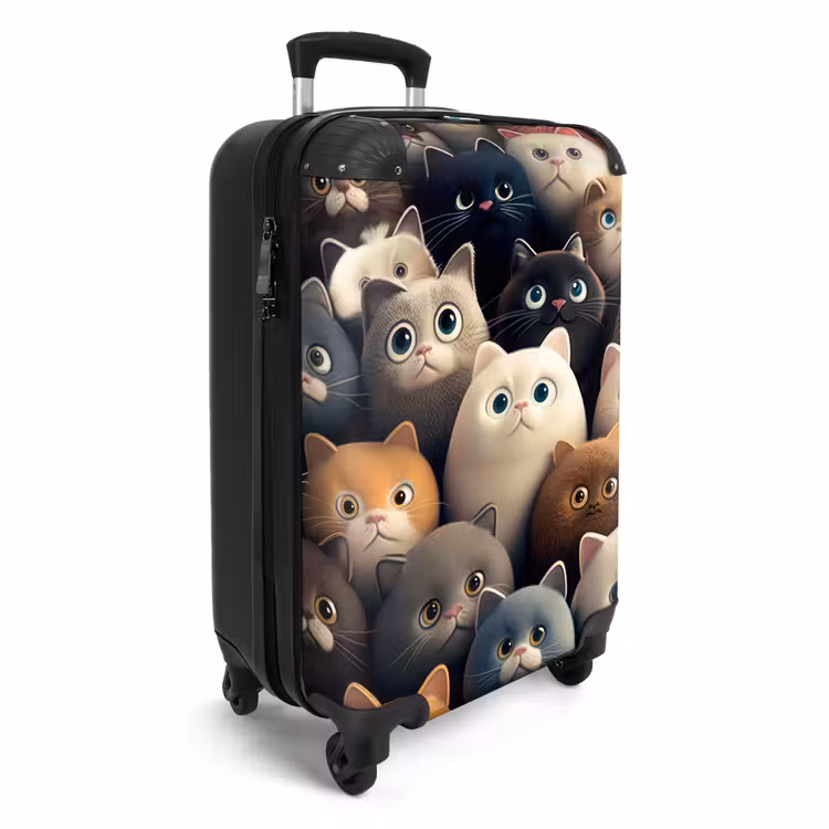 Kattigheid NBS - Handbagage koffer - Unisex middel -productfoto_3d