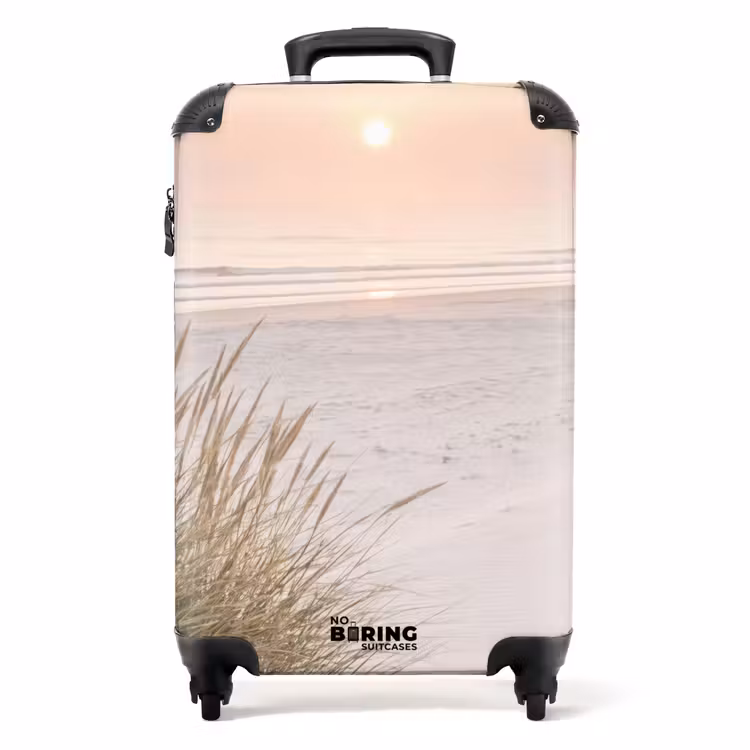 Horizon - Duinlandschap - Zand NBS - Handbagage koffer - Volwassenen Unisex middel -productfoto_recht
