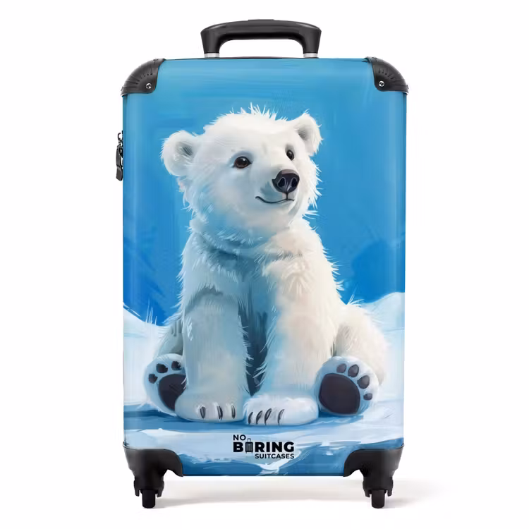 IJsbrand ijsbeer NBS - Handbagage koffer - Unisex middel -productfoto_recht