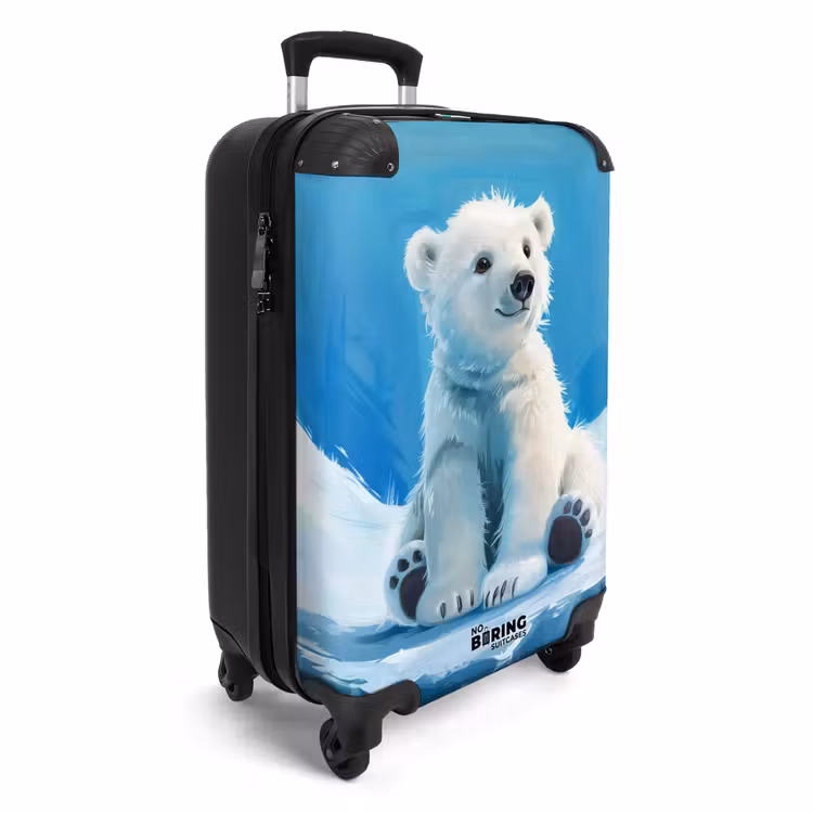IJsbrand ijsbeer NBS - Handbagage koffer - Unisex middel -productfoto_3d