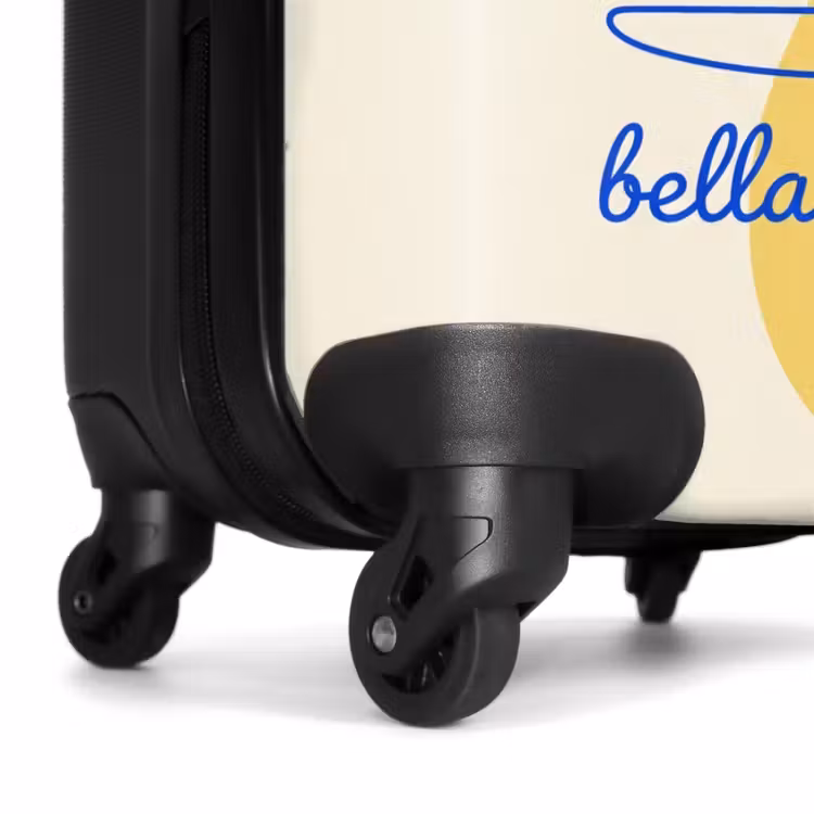 Koffer - Italien – Essen – Zitrone – Fisch – Grafik - Italië - Eten - Citroen - Vis - Grafisch NBS - Handbagage koffer - Vrouwen middel