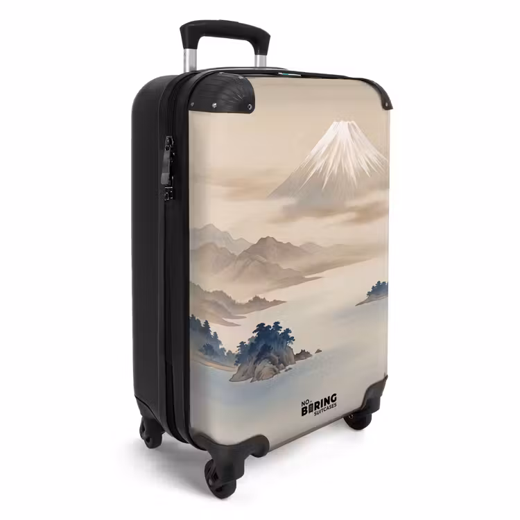 Koffer - Japanisch – Landschaft – Beige - Japans - Landschap - Beige NBS - Handbagage koffer - Volwassenen Unisex middel
