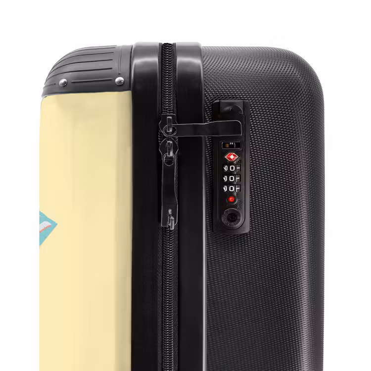 Koffer - Kamera – Bunt – Urlaubsreise - Camera - Kleurrijk - Holiday trip NBS - Handbagage koffer - Vrouwen middel
