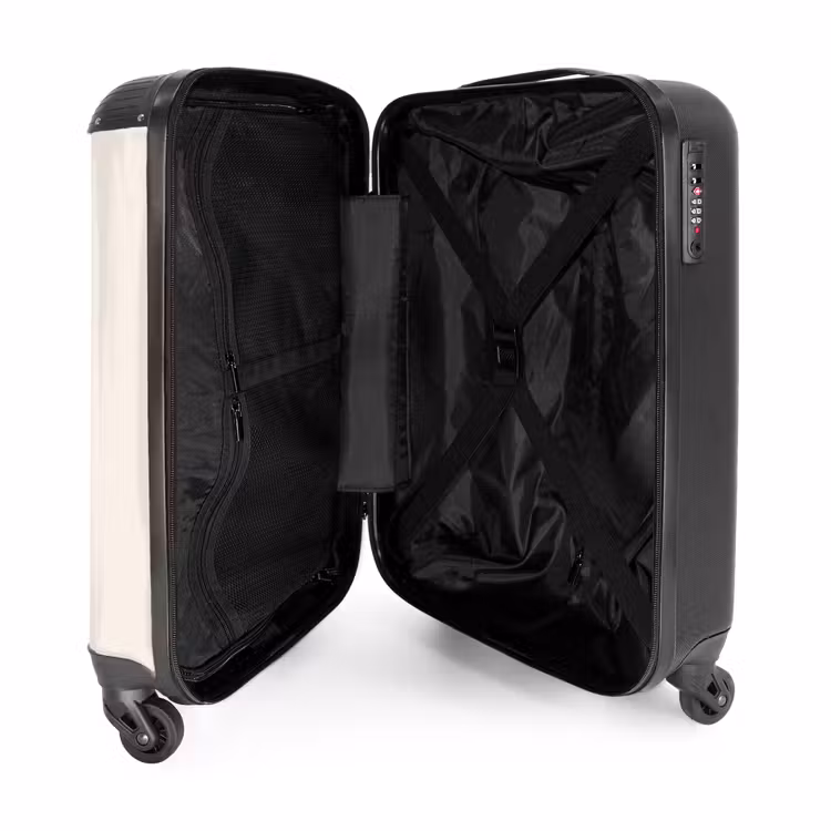 Koffer - Katze – Glück – Tiere – Modern – Grün - Kat - Geluk - Dieren - Modern - Groen NBS - Handbagage koffer - Vrouwen middel