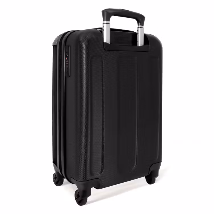 Koffer - Kind – Lupe – Porträt – Schwarz-Weiß - Kind - Vergrootglas - Portret - Zwart-wit NBS - Handbagage koffer - Volwassenen Unisex middel