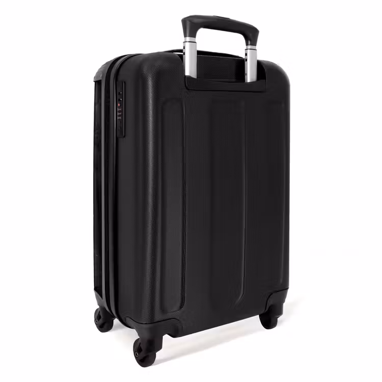 Koffer - Kind – Vogel – Straße – Schwarz-Weiß – Spielen - Kind - Vogel - Straat - Zwart-wit - Spelen NBS - Handbagage koffer - Volwassenen Unisex middel