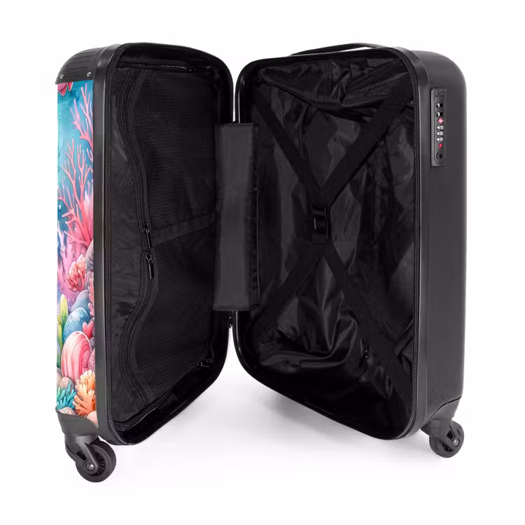 Kira kristalstaart NBS - Handbagage koffer - Unisex middel -binnenkant