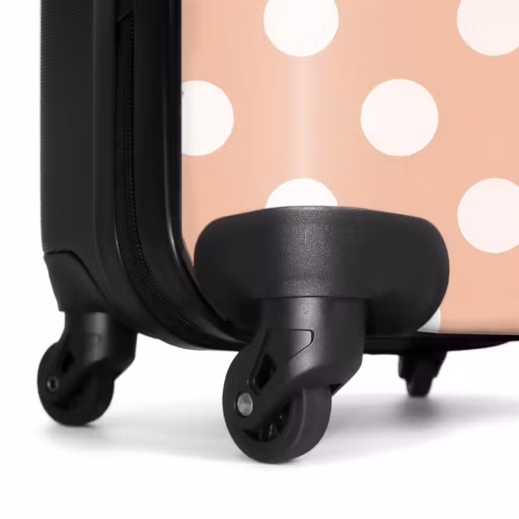 Koffer - Klassik – Polka – Pfirsich - Klassiek - Polka - Perzik NBS - Handbagage koffer - Vrouwen middel