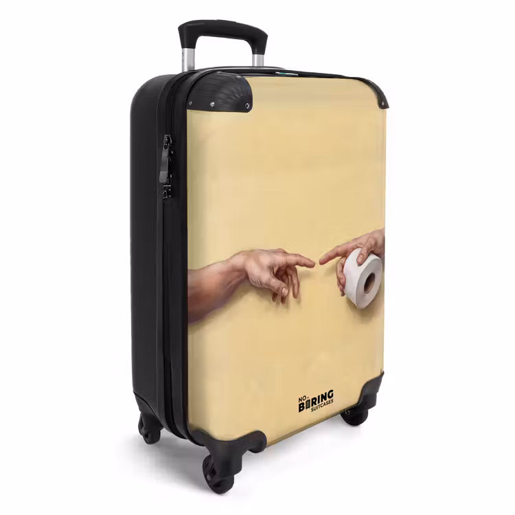 Klassiek - Kunst - Humor NBS - Handbagage koffer - Volwassenen Unisex middel -productfoto_3d