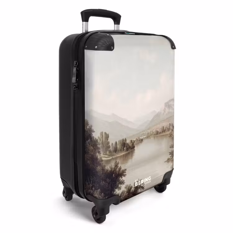 Klassiek - Landschap - Sereen NBS - Handbagage koffer - Volwassenen Unisex middel -productfoto_3d