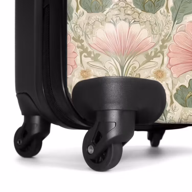 Koffer - Klassisch - Muster - Rosa - Klassiek - Patroon - Roze NBS - Handbagage koffer - Vrouwen middel