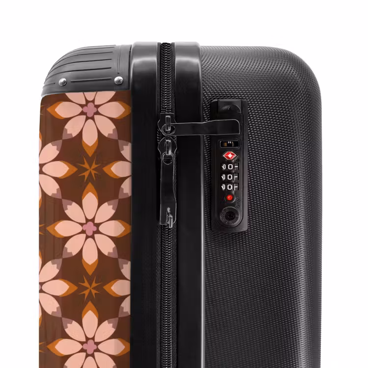 Koffer - Klassisch – Retro – Braun - Klassiek - Retro - Bruin NBS - Handbagage koffer - Vrouwen middel
