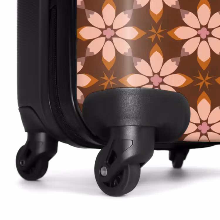 Koffer - Klassisch – Retro – Braun - Klassiek - Retro - Bruin NBS - Handbagage koffer - Vrouwen middel
