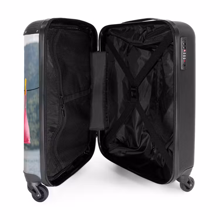 Koffer - Kleidung – Bademode – Wäscheleine – Sommer – Rosa - Kleding - Badkleding - Waslijn - Zomer - Roze NBS - Handbagage koffer - Vrouwen middel