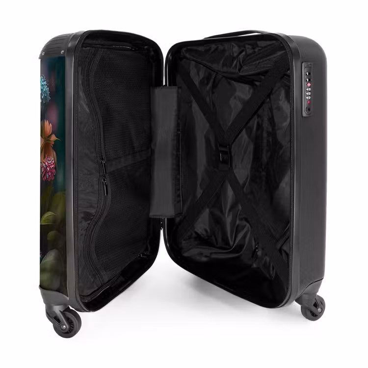 Snoezige Sjakie NBS - Handbagage koffer - Unisex middel -binnenkant