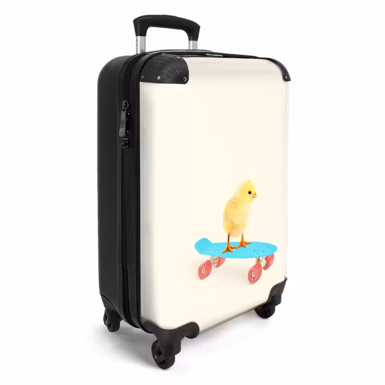 Karrend kuikentje NBS - Handbagage koffer - Unisex middel -productfoto_3d