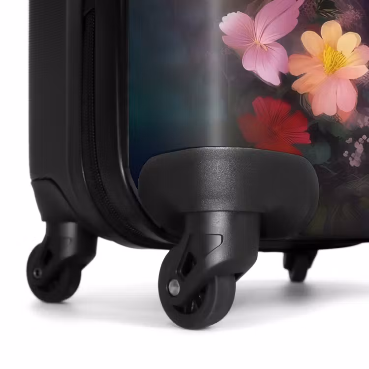 Koffer - Paard - Natuur - Bloemen - Bos - Dieren Koffer - NBS - Handbagage middel -wiel