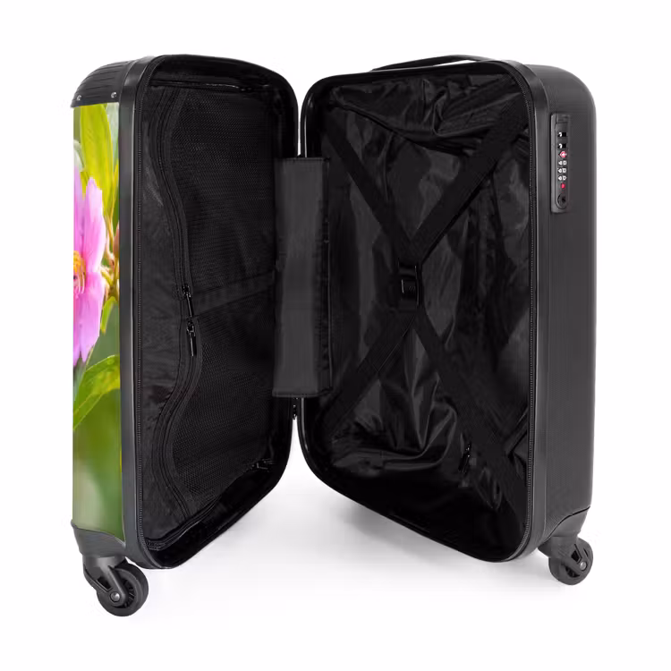 Koffer - Kolibri – Blume – Natur – Grün - Kolibrie - Bloem - Natuur - Groen NBS - Handbagage koffer - Volwassenen Unisex middel