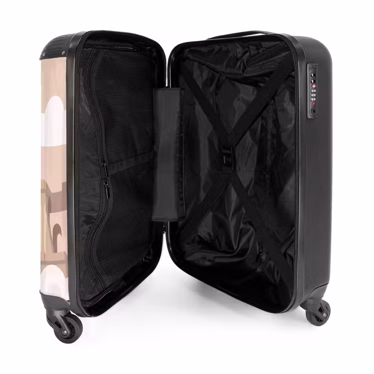 Koffer - Kolosseum – Sonnenaufgang – Rom – Architektur – Beige - Colosseum - Zonsopgang - Rome - Architectuur - Beige NBS - Handbagage koffer - Volwassenen Unisex middel
