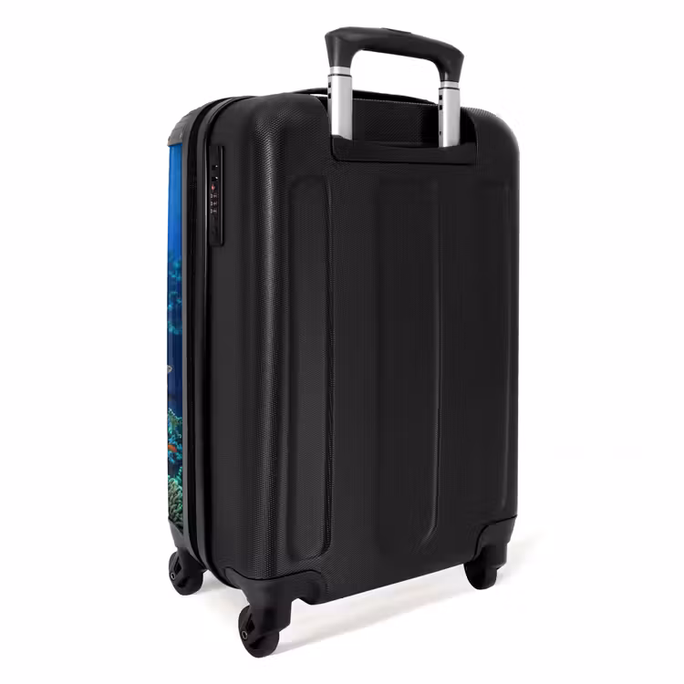 Koffer - Koralle – Fische – Ozean – Natur – Farbenfroh - Koraal - Vissen - Oceaan - Natuur - Kleurrijk NBS - Handbagage koffer - Volwassenen Unisex middel