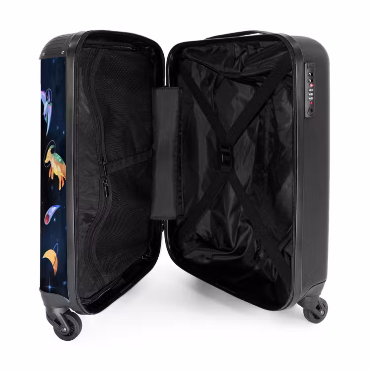 Cosmodino's NBS - Handbagage koffer - Unisex middel -binnenkant