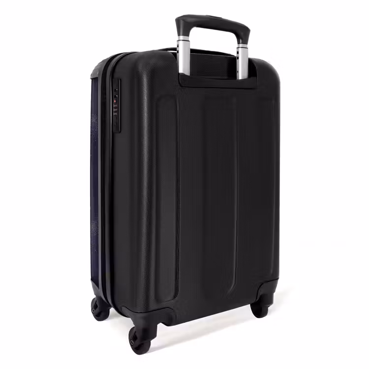 Koffer - Kraniche – Nachthimmel – Blau - Kraanvogels - Nachthemel - Blauw NBS - Handbagage koffer - Volwassenen Unisex middel