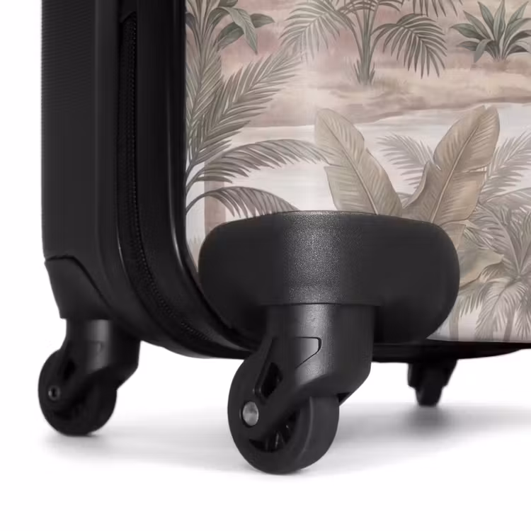 Koffer - Kraniche – Palmen – Tropisch - Kraanvogels - Palmbomen - Tropisch NBS - Handbagage koffer - Volwassenen Unisex middel