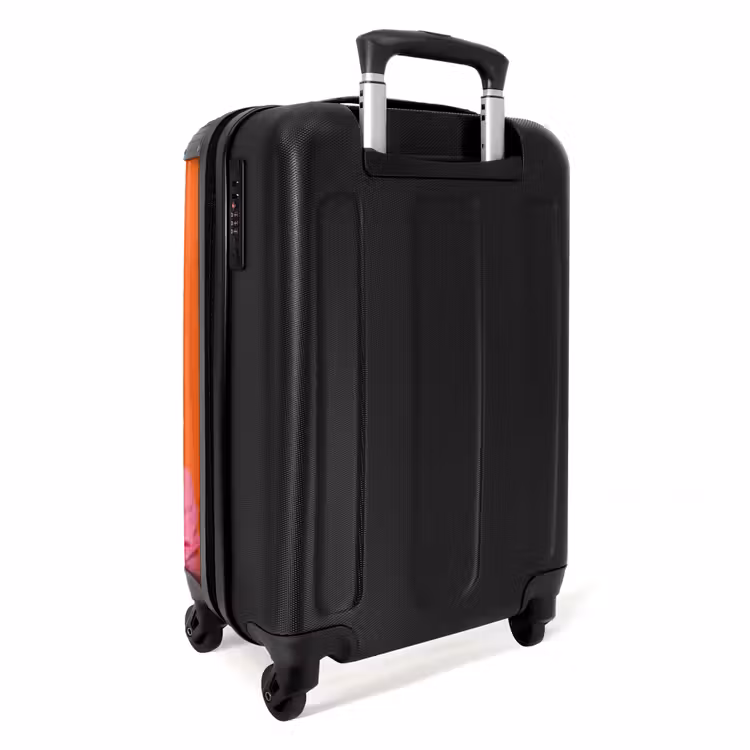 Koffer - Kunst – Discokugel – Bunt – Modern – Studio - Kunst - Disco bal - Kleurrijk - Modern - Studio NBS - Handbagage koffer - Volwassenen Unisex middel