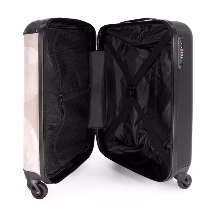 Koffer - Kunst – Linien – Modern - Kunst - Lijnen - Modern NBS - Handbagage koffer - Vrouwen middel