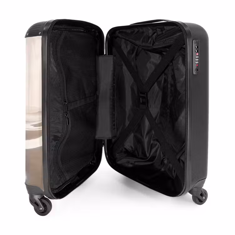 Kustlijn - Strand - Oceaan NBS - Handbagage koffer - Volwassenen Unisex middel -binnenkant