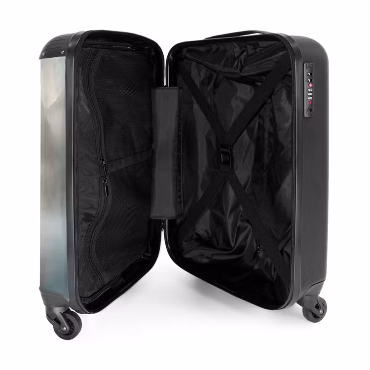 Koffer - Landschaft – Berge – Nebel – Wasser – Natur - Landschap - Bergen - Mist - Water - Natuur NBS - Handbagage koffer - Volwassenen Unisex middel