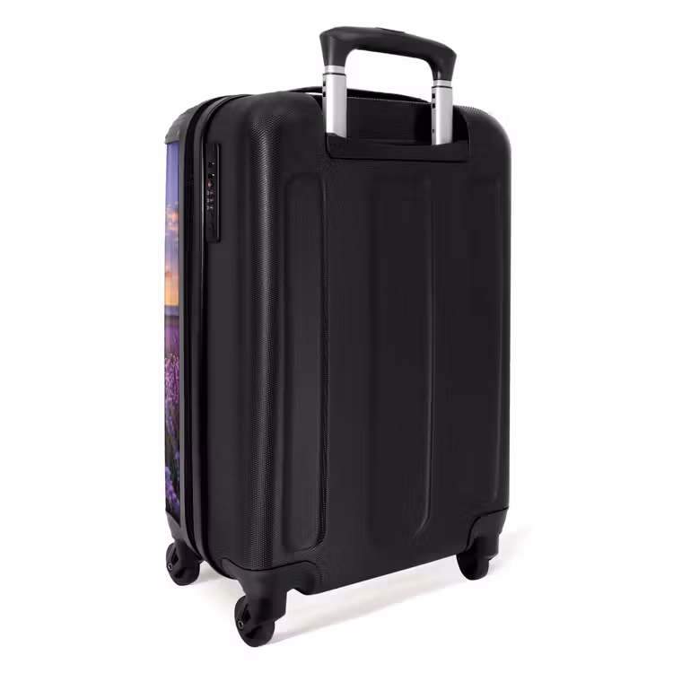 Koffer - Lavendel – Feld – Natur – Violett - Lavendel - Veld - Natuur - Paars NBS - Handbagage koffer - Vrouwen middel