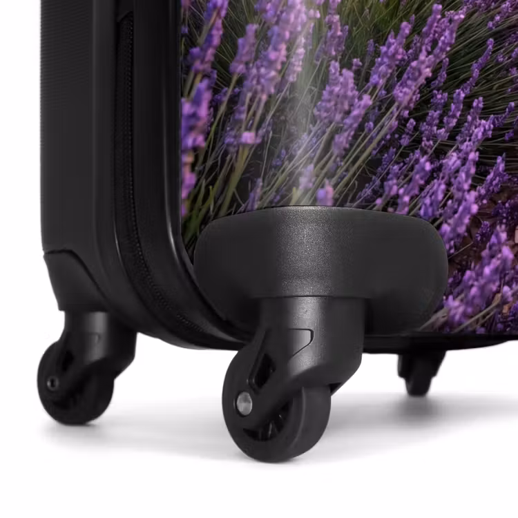 Koffer - Lavendel – Feld – Natur – Violett - Lavendel - Veld - Natuur - Paars NBS - Handbagage koffer - Vrouwen middel