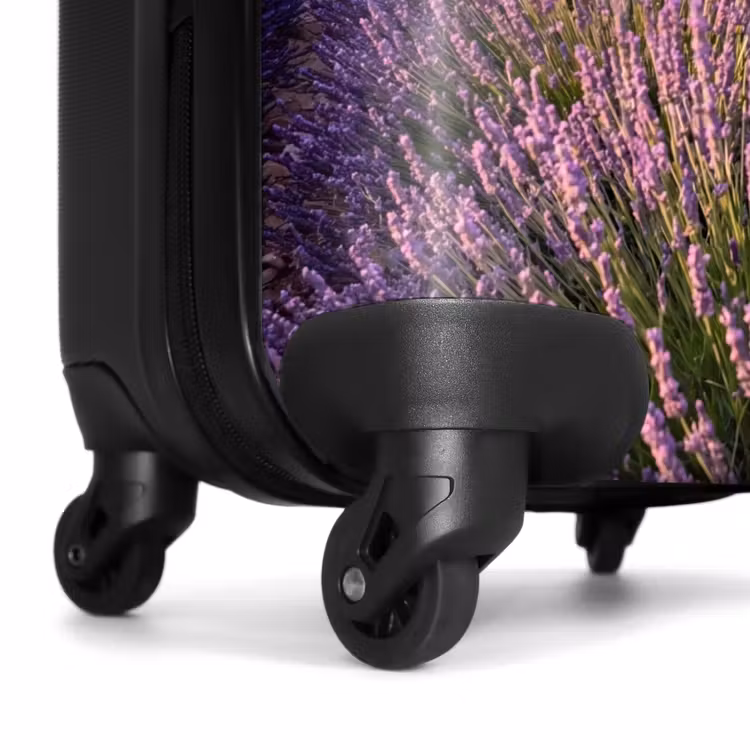 Koffer - Lavendel – Landschaft – Gelassen – Violett - Lavendel - Landschap - Sereen - Paars NBS - Handbagage koffer - Vrouwen middel