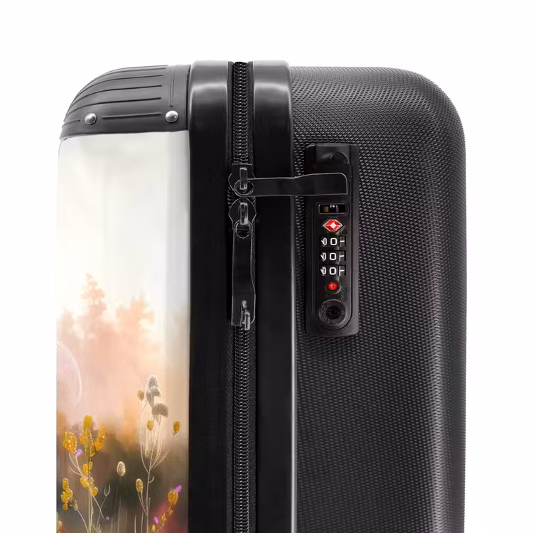 Lavendel lentehoorn NBS - Handbagage koffer - Unisex middel -slot