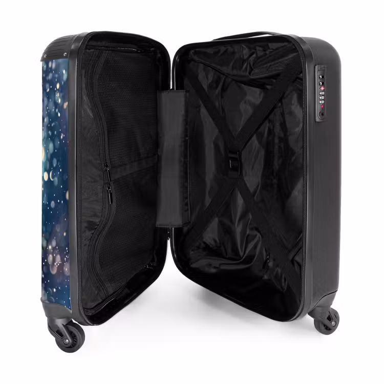 Bruisende basketbal NBS - Handbagage koffer - Unisex middel -binnenkant