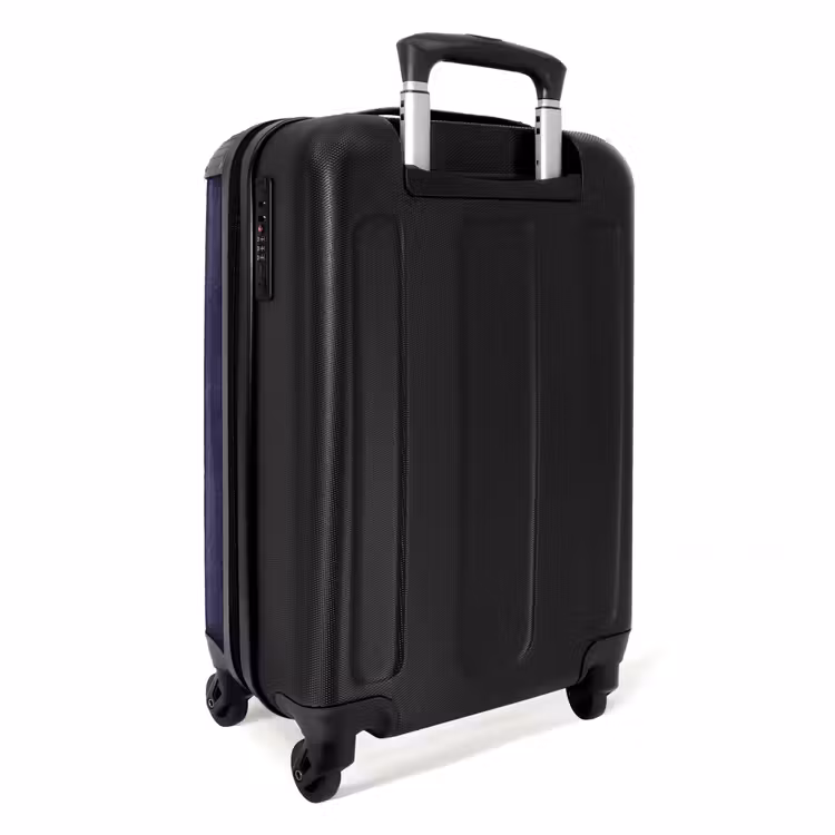 Lederen look midden paars NBS - Handbagage koffer - Volwassenen Unisex middel -achterkant