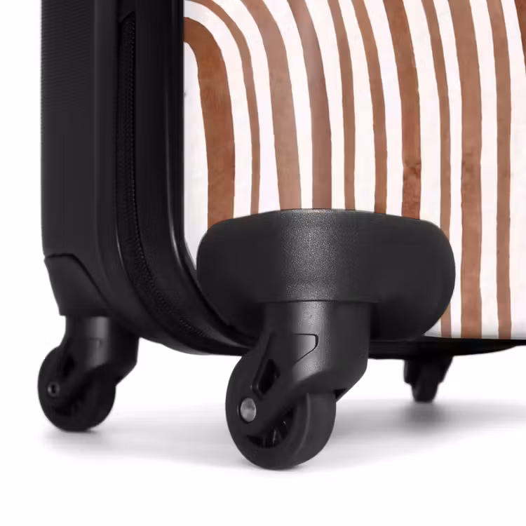 Koffer - Linien – Minimalistisch – Kunst - Lijnen - Minimalistisch - Kunst NBS - Handbagage koffer - Vrouwen middel