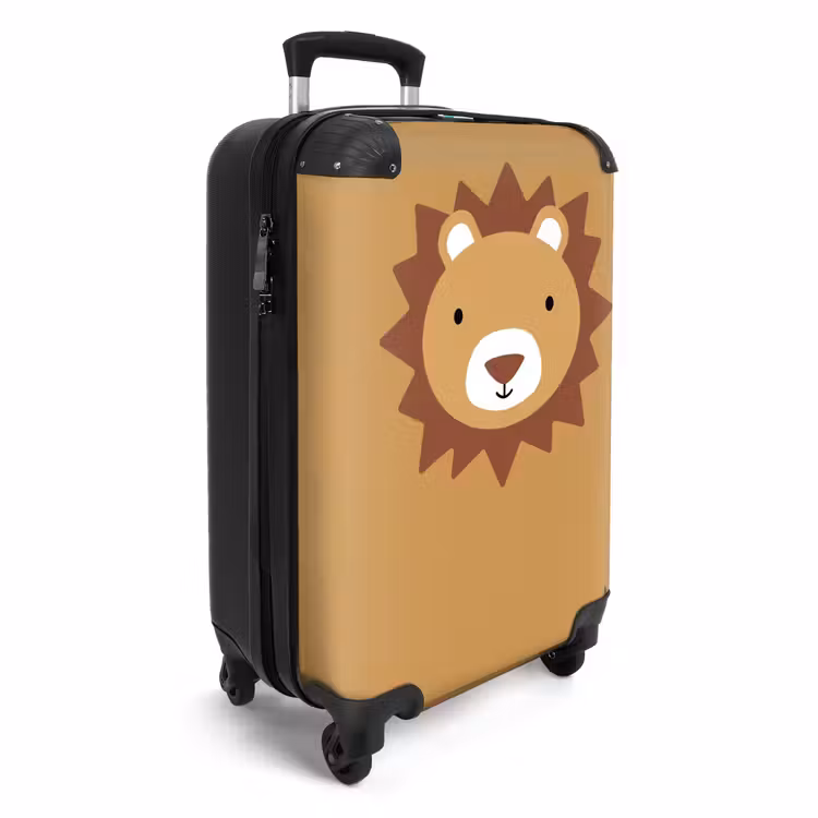 Leo leeuw NBS - Handbagage koffer - Unisex middel -productfoto_3d