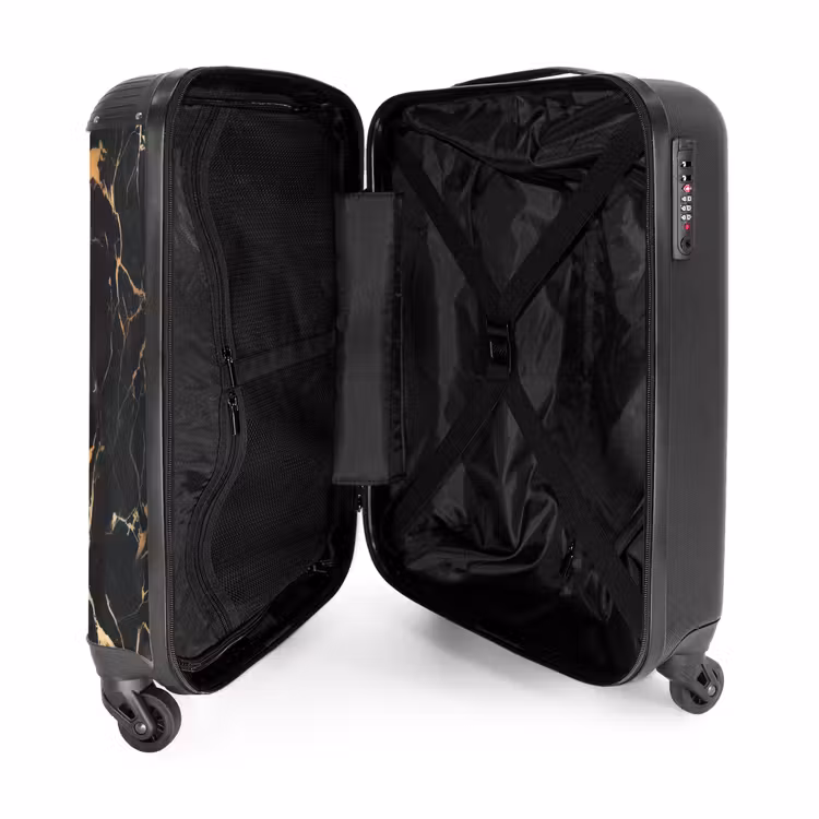 9 NBS - Handbagage koffer - Unisex middel -binnenkant