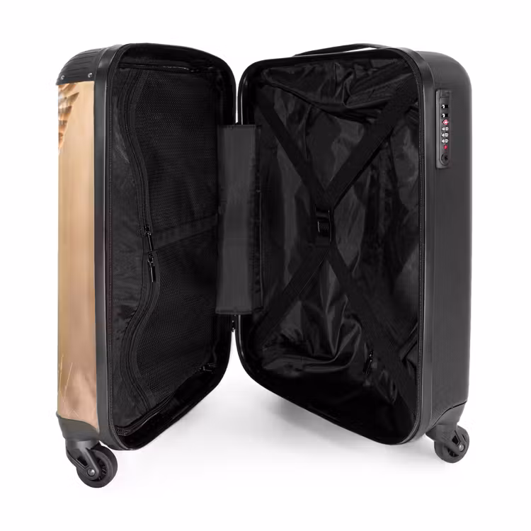 Koffer - Mäusebussard – Raubvogel – Natur – Braun - Buizerd - Roofvogel - Natuur - Bruin NBS - Handbagage koffer - Volwassenen Unisex middel