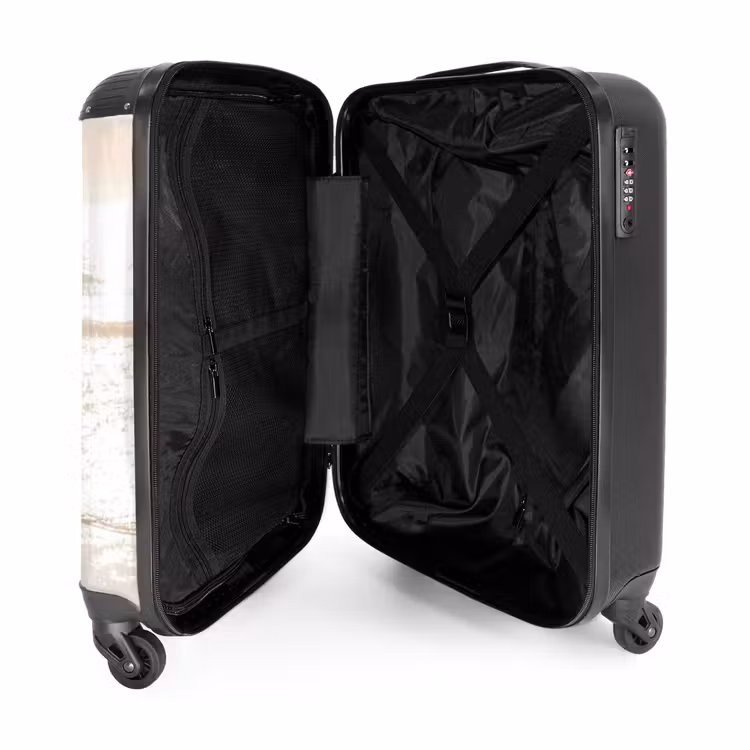 Zee - Zon - Zand NBS - Handbagage koffer - Volwassenen Unisex middel -binnenkant
